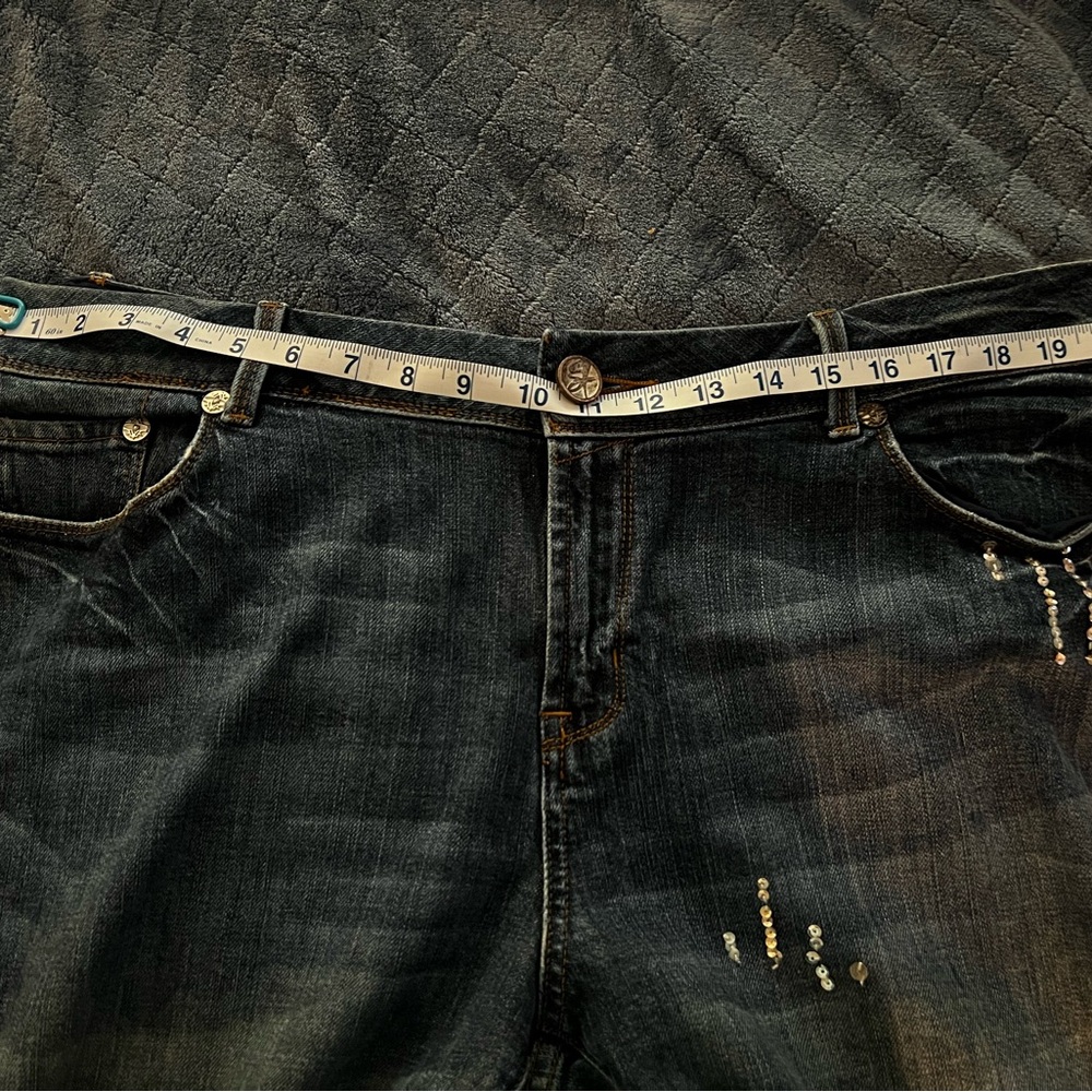 Seven7 Jeans W/Sequence Design - Plus Size 20 - image 4